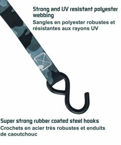 MotoMaster 1,500-lb Snow Camo Ratchet Tie Down, 1-in X 10-ft, 2-pk -Cheap MotoMaster Store 1 500 lb 10 retractable camo tie down 2 pack 853e3fe6 cbec 4d2b 96cd 582985a06d2d