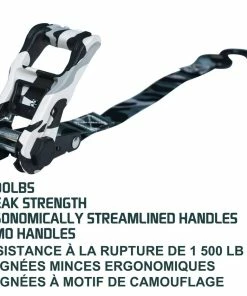 MotoMaster 1,500-lb Snow Camo Ratchet Tie Down, 1-in X 10-ft, 2-pk -Cheap MotoMaster Store 1 500 lb 10 retractable camo tie down 2 pack fa4f929f 8c2d 4cd4 ba90 ff4aaef35876