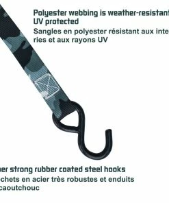 MotoMaster 1,500-lb Snow Camo Ratchet Tie Down, 1-in X 10-ft, 4-pk -Cheap MotoMaster Store 1 500 lb 10 retractable camo tie down 4 pack d5c8d966 43b6 4426 afe9 4caf43be7b7a