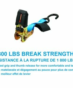 MotoMaster 1,800-lb Watercraft Ratchet Tie Down Strap, 1-in X 10-ft -Cheap MotoMaster Store 1 800 lb ratchet tie down strap 10 ft 37050199 2fb8 40c8 bca9 90237b672e88