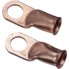 MotoMaster Copper Battery Cable Ends/Terminal Lugs/Ring Terminals, 1-Gauge, 3/8-in Stud