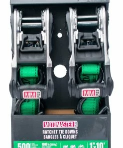 MotoMaster 1,500-lb Ratchet Tie Down Straps, With Padded Handle, 1-in X 10-ft, 2-pk -Cheap MotoMaster Store 10ft 1 500lb ratchetx tie downs 2pk 3a9480f5 0dcf 4b3a a0d1 c15310c9d09a