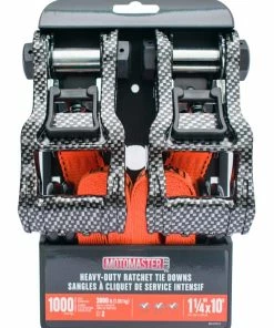 MotoMaster 3,000-lb Heavy-Duty Ratchet Tie Down Strap, Weatherproof, 1.25-in X 14-ft, 2-pk -Cheap MotoMaster Store 10ft 3 000lb carbonx ratchet tie downs 2pk 87efe308 1240 4f6e a53f d36a274d4cbe