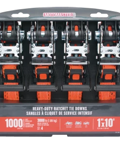 MotoMaster 3,000-lb Heavy Duty Ratchet Tie Down Strap, Non-Padded, 1-in X 10-ft, 4-pk 8 MotoMaster 3,000-lb Heavy Duty Ratchet Tie Down Strap, Non-Padded, 1-in X 10-ft, 4-pk -Cheap MotoMaster Store 10ft 3 000lb non padded ratchet tie downs 4pk ef0d43e4 ef04 432d 8e68 8a41529a715e