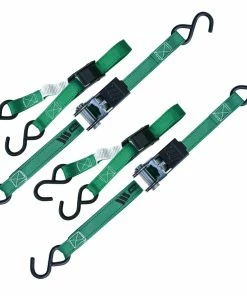 MotoMaster 900-lb Ratchet/Cambuckle Tie Down Straps, Non-Padded, 1-in X 10-ft, 4-pk