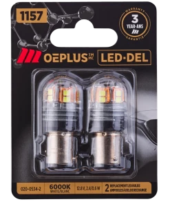 MotoMaster 1157 OEPLUS® LED Mini Bulbs, 2-pk