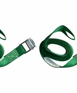 MotoMaster 450-lb Light Duty Lashing Straps With Cambuckle Clasps, Weatherproof, 1-in X 12-ft, 2-pk