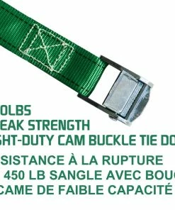 MotoMaster 450-lb Light Duty Lashing Straps With Cambuckle Clasps, Weatherproof, 1-in X 12-ft, 2-pk -Cheap MotoMaster Store 12ft light duty lashing strap 2pk bddf9a62 1ec8 4b47 b6c7 f656736a050b