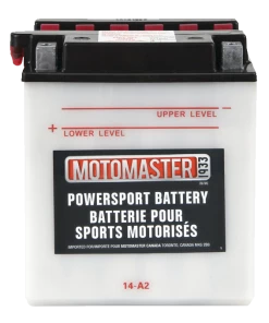 MOTOMASTER Powersports Battery, 14-A2
