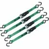 MotoMaster 1,500-lb Padded Ratchet Tie Down Straps, 1-in X 14-ft, 4-pk