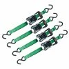 MotoMaster 1,500-lb Ratchet Tie Down, With Padded D-Handle, 1-in X 14-ft, 4-pk