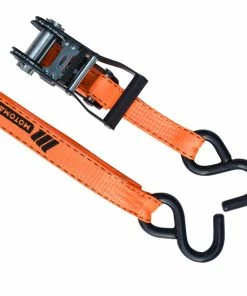 MotoMaster 3,000-lb Heavy Duty Ratchet Tie Down Strap, Non-Padded, 1-in X 14-ft