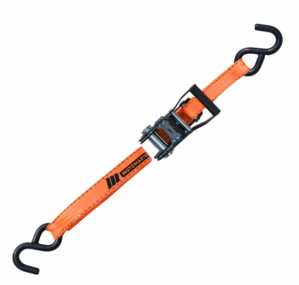 MotoMaster 3,000-lb Heavy Duty Ratchet Tie Down Strap, Non-Padded, 1-in X 14-ft 2 MotoMaster 3,000-lb Heavy Duty Ratchet Tie Down Strap, Non-Padded, 1-in X 14-ft - Image 2