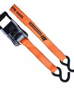MotoMaster 3,000-lb Heavy-Duty Ratchet Tie Down Strap, With Power Grip Padded Handle, 1.25-in X 14-ft
