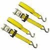 MotoMaster 5,000-lb Commercial Ratchet Tie Down Straps, With Ultra Padded Handles, 1.5-in X 14-ft, 2-pk