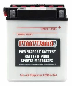 MOTOMASTER Powersports Battery, 14L-A2