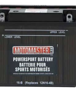 MOTOMASTER Powersports Battery, 16-B