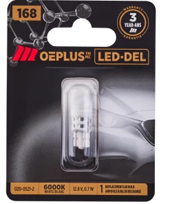 MotoMaster 168 OEPLUS® LED Mini Bulb, 1-pk