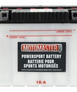 MOTOMASTER Powersports Battery, 18-A