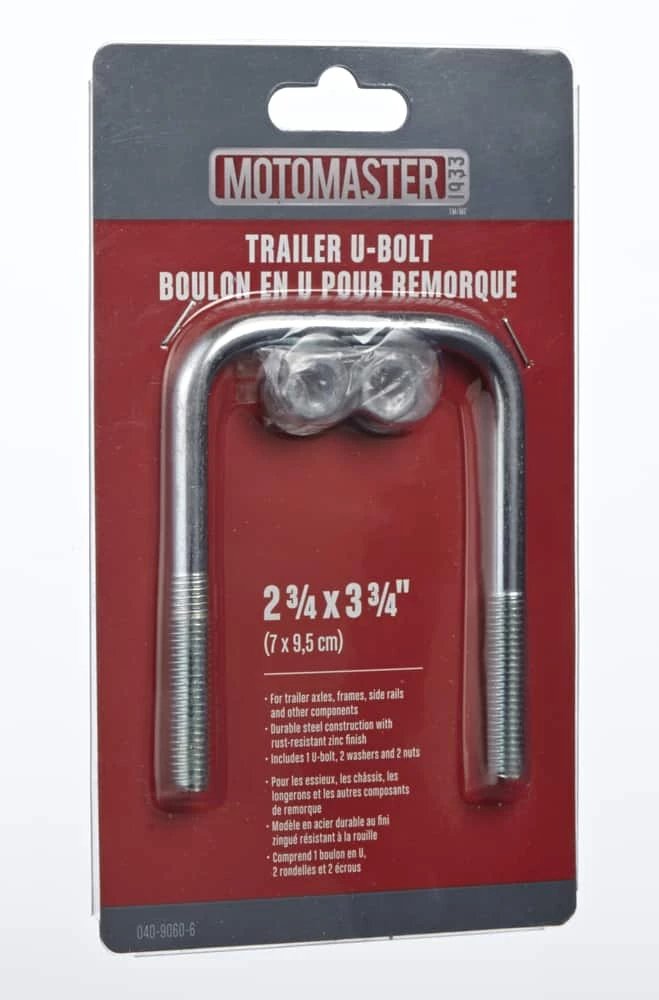 MotoMaster Trailer U-Bolt, Square 3 MotoMaster Trailer U-Bolt, Square - Image 3