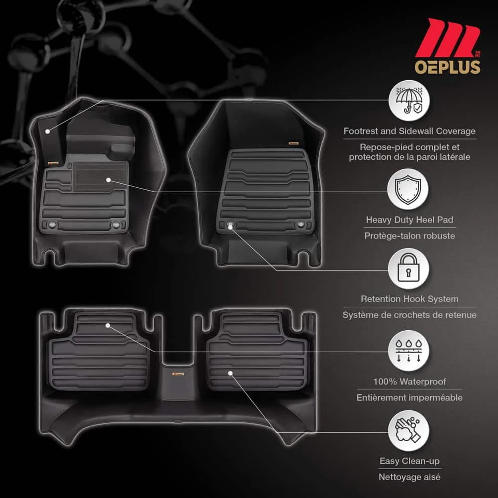 MOTOMASTER OEPLUS 2015-2020 Volkswagen E Golf Custom Floor Mat Kit 2 MOTOMASTER OEPLUS 2015-2020 Volkswagen E Golf Custom Floor Mat Kit - Image 2