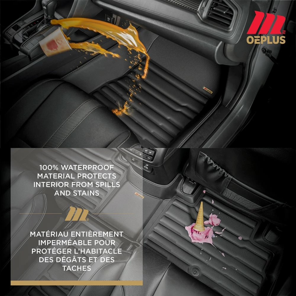 MOTOMASTER OEPLUS 2020-2021 GMC Sierra HD Crew Cab Custom Floor Mat Kit 3 MOTOMASTER OEPLUS 2020-2021 GMC Sierra HD Crew Cab Custom Floor Mat Kit - Image 3