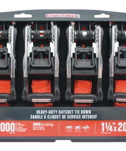 MotoMaster 3,000-lb Heavy Duty Ratchet Tie Down Straps, Extra Long, 1.25-in X 20-ft, 4-pk -Cheap MotoMaster Store 20ft 3 000lb ratchetx ultra long tie downs 4 pack 52857f20 b715 459f 9555 0bfc26647266