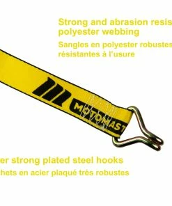 MotoMaster 5,000-lb Commercial Ratchet Tie Down Strap, With Double-J Hook, 2-in X 25-ft -Cheap MotoMaster Store 25ft 5000lb tie down with double j hooks 1pk eef1bee4 2812 40c9 97b5 5df99fd81255