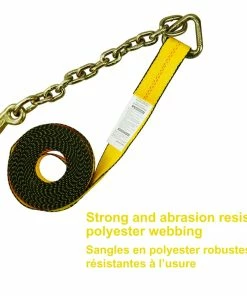 MotoMaster 10,000-lb Commercial Ratchet Tie Down Strap, With 18-in Chain, 2-in X 27-ft -Cheap MotoMaster Store 27ft 10 000lb ratchet tie down 18in chain 1pk 73927aa3 b69e 4f89 bd63 75704b86f3cc