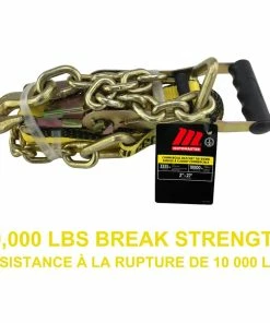 MotoMaster 10,000-lb Commercial Ratchet Tie Down Strap, With 18-in Chain, 2-in X 27-ft -Cheap MotoMaster Store 27ft 10 000lb ratchet tie down 18in chain 1pk d727e7cd ebbc 40d4 a2b4 d30ce03aef59
