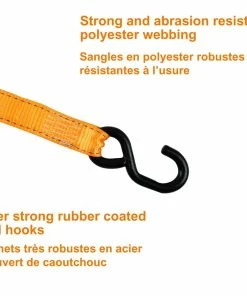 MotoMaster 3,000-lb Heavy-Duty Sliding Ratchet Tie Down Straps, 1.25-in X 8-ft, 2-pk -Cheap MotoMaster Store 3 000 lb 8 sliding ratchet tie down 3ea149fb c9a3 4a33 aed8 77f96bc3f9c6