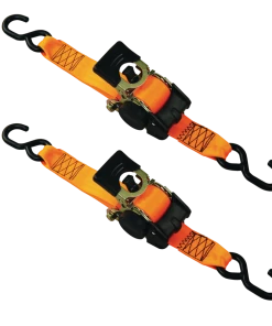 MotoMaster 3,300-lb Retractable Heavy-Duty Ratchet Tie Down Straps, 2-in X 10-ft, 2-pk
