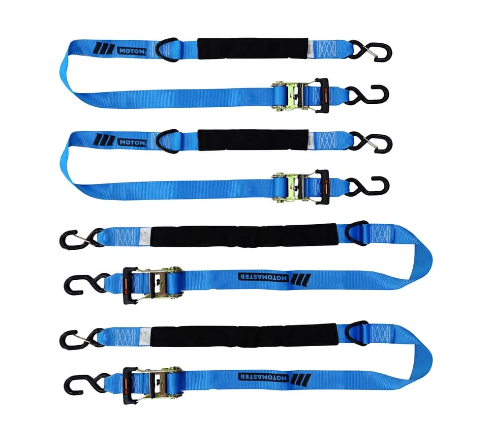 MotoMaster 3,600-lb Heavy Duty Ratchet Tie Down Strap, Assorted Sizes, 4-pk 1 MotoMaster 3,600-lb Heavy Duty Ratchet Tie Down Strap, Assorted Sizes, 4-pk