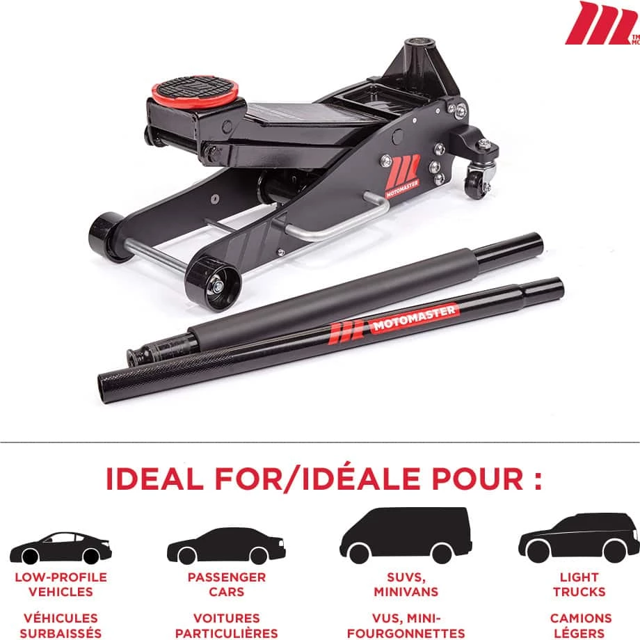 MotoMaster Hybrid Aluminum & Steel Garage Jack, 3-Ton 12 MotoMaster Hybrid Aluminum & Steel Garage Jack, 3-Ton - Image 12