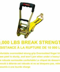 MotoMaster 10,000-lb Commercial Ratchet Tie Down Straps, With Ultra Padded Handles, 2-in X 30-ft -Cheap MotoMaster Store 30 10 000lb ratchetx tie downs 1pk 61a189da 6809 4635 bd1b 08a551a24b50