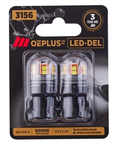 MotoMaster 3156 OEPLUS® LED Mini Bulbs, 2-pk