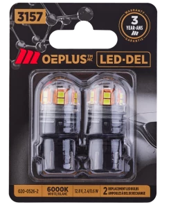 MotoMaster 3157 OEPLUS® LED Mini Bulbs, 2-pk