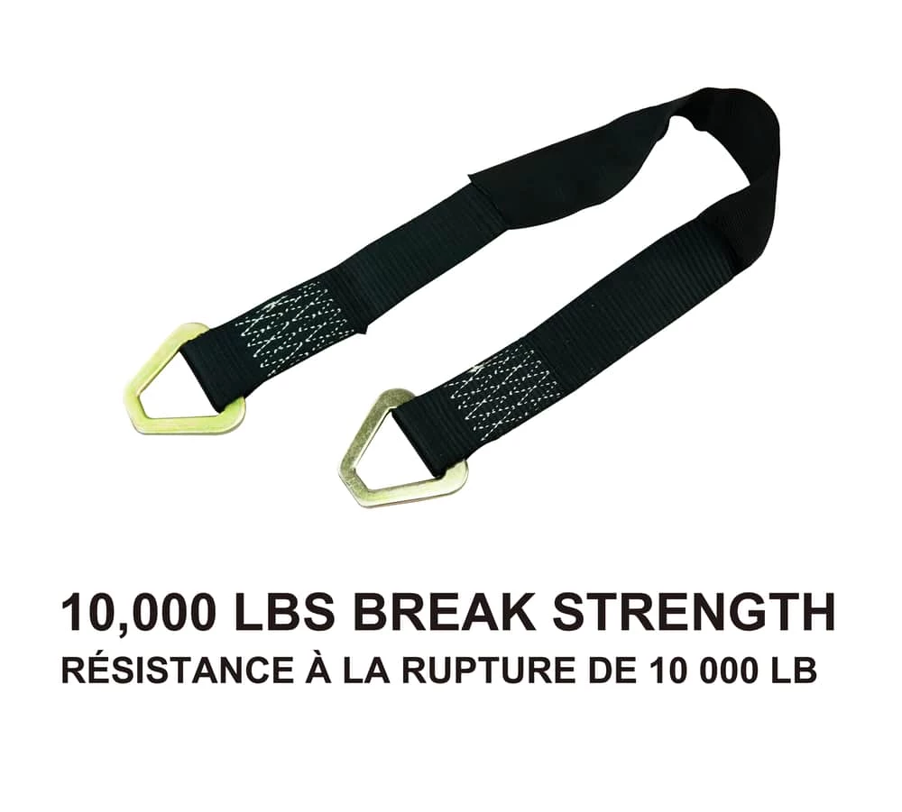 MotoMaster 10,000-lb Axle Strap, With D-rings, 2-in X 31-in 3 MotoMaster 10,000-lb Axle Strap, With D-rings, 2-in X 31-in - Image 3