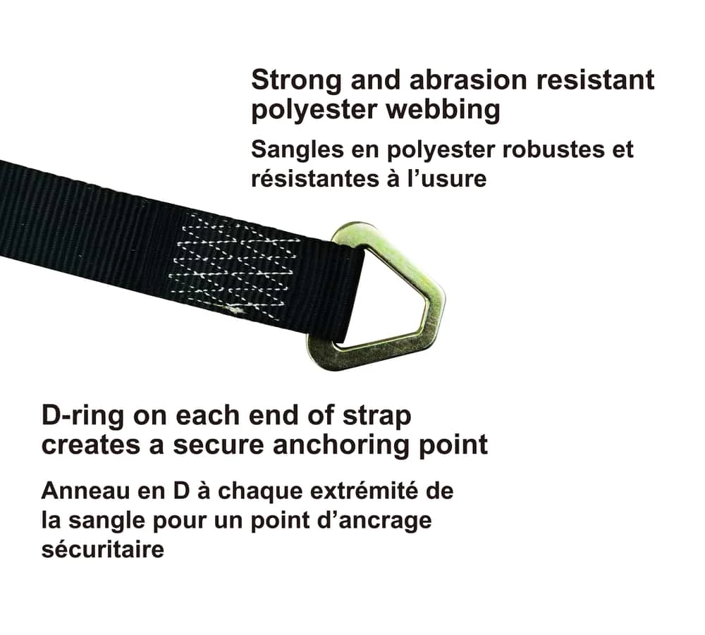 MotoMaster 10,000-lb Axle Strap, With D-rings, 2-in X 31-in 5 MotoMaster 10,000-lb Axle Strap, With D-rings, 2-in X 31-in - Image 5