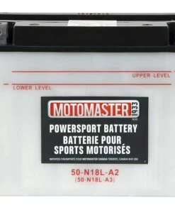 MOTOMASTER Powersports Battery, 50N18L-A3