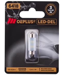 MotoMaster 6418 OEPLUS® LED Mini Bulb, 1-pk
