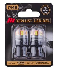 MotoMaster 7440 OEPLUS® LED Mini Bulbs, 2-pk