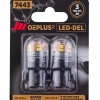 MotoMaster 7443 LED OEPLUS® Mini Bulbs, 2-pk