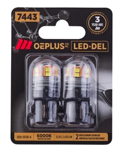 MotoMaster 7443 LED OEPLUS® Mini Bulbs, 2-pk