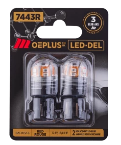 MotoMaster 7443R OEPLUS® LED Mini Bulbs, 2-pk