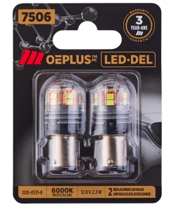 MotoMaster 7506 OEPLUS® LED Mini Bulbs, 2-pk