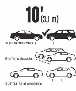 MotoMaster Light-Duty Booster/Jumper Cables, 8-Gauge, 10-ft -Cheap MotoMaster Store 8 gauge booster cables 10 feet 0ae477e5 3340 49dd af5e 5f10af856ff6
