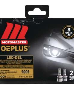 9005 MotoMaster OEPLUS® LED Headlight Bulb, 6000k Cool White Light, 2-pk