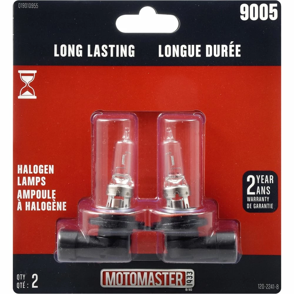9005 MotoMaster Long Lasting Halogen Bulb, 2-pk 1 9005 MotoMaster Long Lasting Halogen Bulb, 2-pk