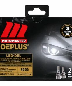 9006 MotoMaster OEPLUS® LED Headlight Bulb, 6000k Cool White Light, 2-pk